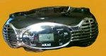 Akai Retro Portable CD/MP3 Player Boombox Fm Radio Led Speakers Aux Tested Works. Fixed Price $25.50.