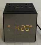 Sony ICF-C1T Desktop Alarm Clock Am Fm Radio Black Tested Works. Fixed Price $8.00.