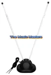 Fm Radio Stereo Receiver Indoor Telescopic Rabbit Ears Antenna 300 Ohm Cable. Fixed Price $18.99.