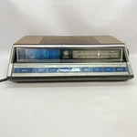 Vintage 7-4662A Electronic Touch Am/fm Alarm Clock Radio, Wood Grain Tested. Fixed Price $44.97.