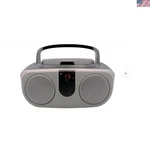 Sylvania SRCD243 Portable Player With Am/fm Radio, Boombox (silver). Fixed Price $36.00.