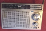 Vtg Portable Am Fm Radio 3-WAY Power Rechargeable Battery No 7-2854A. Fixed Price $22.00.