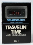 Vintage Sparkomatic Travelin Time Auto Digital Clock Led 1 - New Open Box. Fixed Price $24.50.