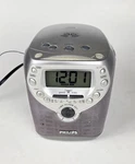 Vtg Philips AJ3950/17 Dual Alarm Clock Cd Player Am/fm Radio Tested & Works. Fixed Price $32.00.