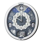 Seiko Clock Wall Quartz Watch Karakuri Analog Silver 443 405 97MM. Fixed Price $283.32.