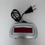 Sharp SPC085 Digital Alarm Clock Silver Ac Powered Snooze 12-HOUR Display. Fixed Price $10.00.