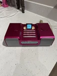 Ihome IH6 Dual Alarm Clock And Radio With Pink Ipod. Fixed Price $180.00.