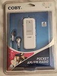 Coby CX-70 Portable Am/fm Radio White (DG110). Fixed Price $27.63.