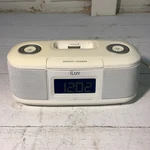 Iluv Audio System Ipod Alarm Clock Radio White Tested. Fixed Price $11.40.