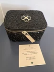 Nwt Kate Spade Odette Black Glitter Travel Jewelry Box Case. Fixed Price $32.00.