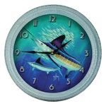Rivers Edge Products 15-INCH Wall Clock, Distressed Analog With Tin. Fixed Price $29.99.