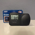 Vintage Travel Smart Dream Ease Sound Relaxer & Alarm Clock By Franzus TS-204DM. Fixed Price $19.99.