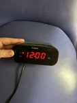 T121B Alarm Clock With 0.7-INCH Red Display Black Working. Fixed Price $10.00.