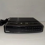 Radio Receiver/ Alarm Clock. Rca Am/fm RP-3651B Lighted Controls Black Tested. Fixed Price $9.52.