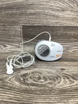 Sony SRF-M85V Walkman White Am/fm Tv Weather Radio Mega Bass Armband Earbuds. Fixed Price $20.99.