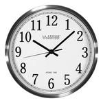 WT-3126B La Crosse Technology 12" Stainless Steel Frame Atomic Analog Wall Clock. Fixed Price $39.95.