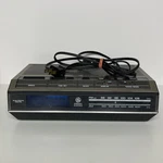 Vintage Blue Digital Alarm Clock Radio Model Number 7-4642F Electric Battery. Fixed Price $19.99.