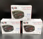 Digital Am/fm Clock Radio Dual Alarm SXE86001 Brand New! Sealed!. Fixed Price $14.99.