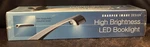 New Sharper Image Battery Powered Clip On Book Light SI289 Black Silver W/ Case. Fixed Price $19.99.