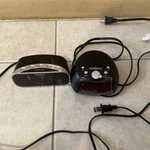 Timex T121-B-A Black/silver Digital Alarm Clock W/ Red Display New And Insignia. Fixed Price $10.00.