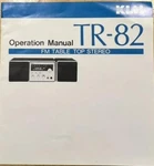 Klh TR-82 Table Top Fm Radio Orig Owner's Manual Only. Fixed Price $10.00.