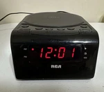 Rca Cd Player Digital Clock Radio Am-fm Bedside RC5610-A Tested W/ac Adapter. Fixed Price $20.00.