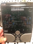 Sharper Image Cd Clock Radio Sound Soother SI686 Clear Translucent Gray. Fixed Price $34.95.