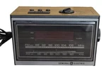 Vintage Small Clock Radio Alarm Model # 7-46200 Tested And Working. Fixed Price $14.99.
