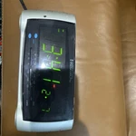 Emerson Research Smartset Dual Alarm Clock Radio In Silver CKS2237 Read Tested. Fixed Price $10.00.