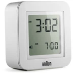 Braun BN-C018WH White Digital Lcd Travel Quartz Alarm Clock Square 2.25". Fixed Price $40.50.
