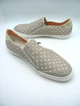 Geox Respira Harbor & Pink Dotts Leather Slip-on Zip Sneakers Us 5 Display. Fixed Price $39.00.
