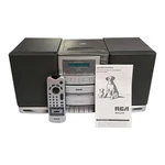 Vintage Rca RS1239B Compact Stereo Cd Cassette Am/fm Radio Remote Speakers Works. Fixed Price $89.99.