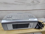 2006 Brookstone 4521 Retired Dual Alarm Clock Radio Am Fm Original Charger. Fixed Price $55.00.