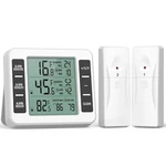 (upgraded) Amir Refrigerator Thermometer, Wireless Indoor Outdoor Freezer. Fixed Price $28.09.