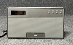 Rca RC65I-A Digital Alarm Clock Radio Ipod Iphone Charging Dock Gray. Fixed Price $39.00.