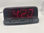 Radioshack Model 63-960 Digital Loud Alarm Clock, Large Display Tested. Fixed Price $23.99.