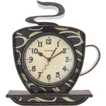 Westclox 8" Analog Quartz Coffee Cup Brown Wall Clock 32038. Fixed Price $9.99.