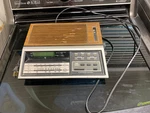 Vintage General Electric Alarm Clock Radio Am Fm Weather Tv Model 7-4887B. Fixed Price $40.94.