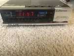 Vintage Emerson Am/fm Red Led Dual Alarm Clock Radio Mcm Model RES5244B. Fixed Price $22.99.