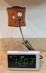 Rca Digital 2 Band Am/fm Alarm Clock/radio/aux Model # Rp Green Led Tested. Fixed Price $24.95.