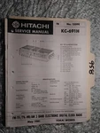 Hitachi KC-691 Service Manual Original Repair Book Digital Clock Radio. Fixed Price $19.98.