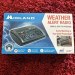 Midland WR400 Noaa Emergency Weather Alert Radio W/ Am Fm Power Supply.. Fixed Price $94.99.
