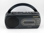 Vintage Aiwa Am/fm Radio With Cassette Player Held Handle RM-P30W. Fixed Price $30.00.