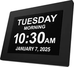 Large Senior Citizen Digital Clock, Black, 8-INCH Easy Setup And Gift Options. Fixed Price $69.99.