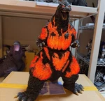 X-plus Gigantic Series Godzilla 1995 Burning Light Up Ver. Ric Version. Fixed Price $2000.00.
