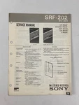 Vintage Sony SRF-202 Portable Radio / Receiver Service Manual *original*. Fixed Price $25.00.