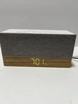 Bluetooth Speaker Alarm Clock Phone Charger Capello CI320 Wood Grain Gray Tested. Fixed Price $35.99.