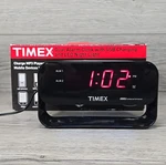 Timex T128B Dual Alarm Clock With Usb Charging, Led Night Light & Snooze - Works. Fixed Price $29.99.