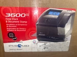 Pyramid 3600SS Time Clock,digital,lcd With Extra Ink Cartridges And Cards. Fixed Price $199.99.