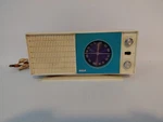 Rare Vintage Rca 230 Am/fm Japan Radio White & Blue Tested Works!. Fixed Price $40.00.